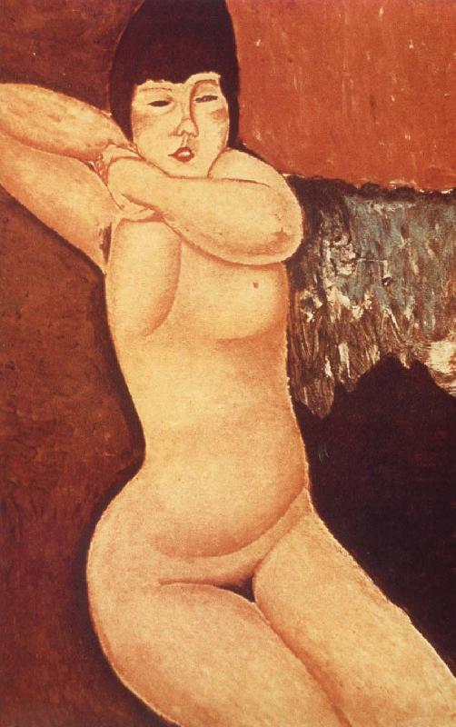 Amedeo Modigliani Reclining nude with Clasped Hand oil painting image